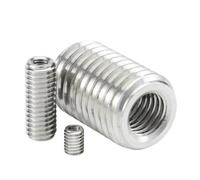 GUIPENG 304 Stainless Steel Internal And External Nut Thread Conversion Socket Screw Thread Sheath Straight Screw M2 M2.5 M3 M4 M5(M2xM4x10mm)