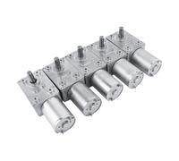 GUIPENG 370 Reversible High Torque Worm Geared Motor DC 12V Reduction Motor CW/CCW Electric Drive Motor 5RPM 6RPM 20RPM 40RPM 62RPM(10_12V)