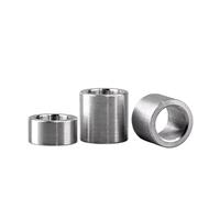 GUIPENG 5/10/ 20pcs M3 M4 M5 M6 M8 Aluminum Alloy Flat Washer Gasket CNC Sleeve Non-threaded Stand-off Spacer For RC Model Part(D8x M5 (10pcs),Length 5mm)