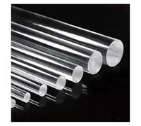 GUIPENG Clear Acrylic Rod Solid Round Bar PMMA Plastic Plexiglass(Length 100mm 1pc,40mm)