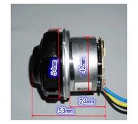GUIPENG DC21.6V 24V 150W Three-phase Brushless Motor Built-in Driver Board PWM Speed Control High-speed Dust Suction Brushless Fan