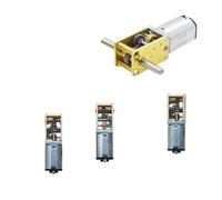 GUIPENG DC3V 6V 12V N20-1218 Mini N20 Gear Motor Single/Dual/Long Shaft 4RPM-381RPM Slow Speed High Torque WormAll Metal Gearbox(F 95RPM-381RPM_DUAL SHAFT)