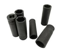 GUIPENG Deep Long 6 Point 1/2 Drive Impact Socket 8 9 10 11 12 13 14 15 16 17 18 19 20 21 22 23 24 27 28 29 30 32 33 34 35 36 38 41mm(10mm)