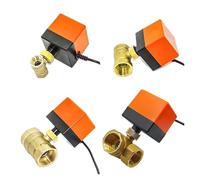 GUIPENG DN15 DN20 DN25 DN50 Electric Ball Valve 3-Wire 2-Control 1/2" 3/4" 1" 2" Motorized Brass Ball Valve 220V 24V 12V(1-1/2",3 Way,12VDC)