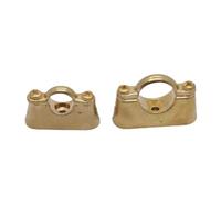 GUIPENG Fit 15mm 22mm 28mm OD Tube Brass Pipe Clamp Bracket Support Hanger Fixed Plumbing Water With Base(Fit 28mm Pipe OD)