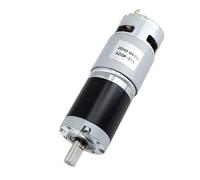 GUIPENG High Torque 12V/24V Planetary Brushed Motor 42GP-775 Can Rotate Forward And Reverse 8RPM~1600RPM, Shaft Diameter 8MM(Motor plus bracket,8RPM_24V)