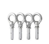 GUIPENG M6 M16 Sleeve Anchor Concrete Expansion Eye Bolt 304Stainless Steel Installation Artifact Hook Universal Ring Expansion Screws(M8x100mm 2pcs)
