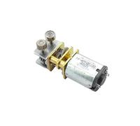 GUIPENG Mini N20 Gear Motor 3D Printing Pinter Pen Reduction Motor Turbo Worm Full Metal Gearbox Right Angle Output DC 3V 3.7V 5V 22RPM