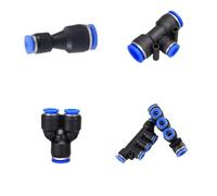 GUIPENG PG PEG PW Plastic Reducer Pneumatic Fittings Quick Push Release Connector for 4mm 6mm 8mm 10mm 12mm Air Tube Pipe Hose(PG,10-8)