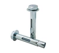 GUIPENG Plated Blue Zinc M6.5 M8 M10 M12 M16 External Hexagon Expansion Screw Sleeve Pull Burst Expansion Screw Tension Bolts(M12x65mm-(1PCS))