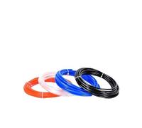 GUIPENG PU Pneumatic Tube 1M/2M/5M/10M/20M Air Hose Component Polyurethane Tubing 4mm 6mm 8mm 10mm 12mm Pipe Line Hose for Compressor(Transparent 5m,14X10mm)