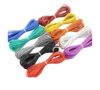 GUIPENG Rzepak 1M/5M Copper Wire Heat-resistant Cable 30AWG~10AWG Ultra Soft Silicone Wire Heat-resistant Ultra Flexible Electronic Cord(PURPLE,1m,26 AWG)