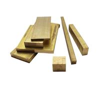 GUIPENG Solid Brass Flat Bar Square Rods Stock(Length 300mm 1pc,5x12mm)