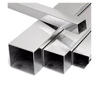 GUIPENG Stainless Steel Square Tube Rectangular Pipe Small Large(Length 250mm,6x6x0.5mm 1pc)