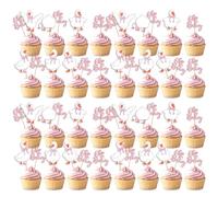 Guiqulai 48pcs Silly Goose Cupcake Toppers, Baby Cupcake Toppers, Geese Party Decorations for Cake Decorations Birthday Party Supplies