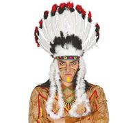 Guirca-13240 Indian Head Headwear Unisex Adults, Multicoloured, 13240