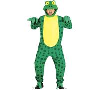 Guirca 84498 Adult Frog Costume, Green, Taglia L (52-54)
