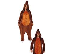 GUIRCA 86627 Costume Poo Plush Size 52-54, Adults Unisex, Various