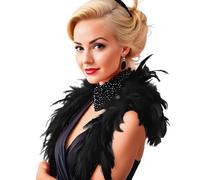 Guirca- Boa Feathers, Black, One Size (16342.0)