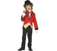 Ringmaster Boys Fancy Dress Circus Showman Kids Tamer World Book Day Costume