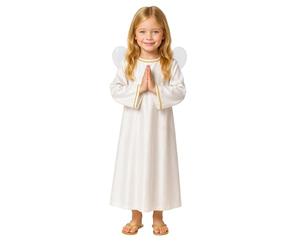 Guirca - Child's Angel Costume, White, 5-6 Years (42608.0)