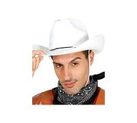 Guirca Fiestas GUI13521 Cowboy Hat White Felt