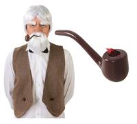 Guirca SL. 16817 Costume Pipe Wood Effect One Size