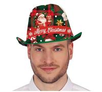 GUIRMA | Christmas Gangster Hat Multicolour (One Size) - Festive Hat for Christmas and New Year - Costume Accessory for Parties - Ideal for Adults - Multicolour