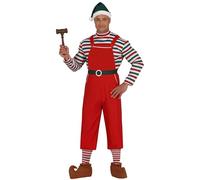 GUIRMA Elf Worker Helper Santa Claus Mens Costume (M)
