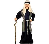 GUIRMA | Saint Joseph Shepherd Fancy Dress Costume Children (3-4 years) - Waistcoat, Belt, Headpiece and Tunic - Christmas and New Year Costumes for Children's Parties and Celebrations - Blue