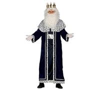 GUIRMA | White King Magi Fancy Dress Costume Adult (42-44/L) - Cape and Tunic - Christmas, Three Kings and New Year Costumes for Parties and Celebrations - Ideal for Adult Men - White