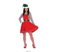 GUIRMA Woman's Santa Claus Helper Elf Costume (M)