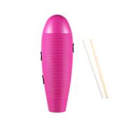 Guiro Instrument Fish Shaped Latin Percussion Instrument with 2 Scrapers Musical Training Tool for Beginners