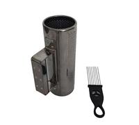 Guiro Metal Guillos Instrument Professional Percussion Guillo-Shaker Instrument Tool Set for Performance with Scraper