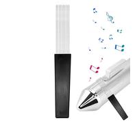 Guiro Metal Scraper - Anti Slip Percussion Instrument Guiro Scraper Brush, Latin Brush Comb-Style Scrapers | Conical sand scrapeer for a Long Time Produce Loud and Clear Sounds