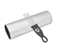 Guiro Shaker Stainless Steel, Metal Guiro Instrument with Scraper Shaker Musical Instruments Musical Training Tool for Live Performance