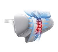 Guirock 2025 Upgraded Neck Support for Tesla Model Y/3 Car Headrest Pillow 3D Memory Foam, Adjustable Neck Support, Breathable Fabric for Ergonomic Pain Relief, Model Y/3 Accessories White