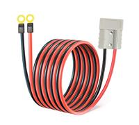 GUIRUIMOON Anderson Plug Connection Cable, 50A Battery Quick Connector, Jumper Cable Connector with 10AWG Cable Trailer Winch Quick Connection Cable with Copper Ring. (3M)