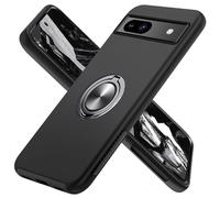 Guisessy For Google Pixel 8A Case, [Embedded Stand] [Military Grade] Indestructible Multilayer Protective Shock Mobile Phone Case for Google Pixel 8A - Black