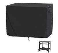 Guisong Outdoor Prep Table Cover Compatible with Royal Goumet Movable Dining Cart Table 40"x24"x32", Outdoor Bar Cart Cover for 40 inch Worktable, Waterproof Patio Dining Cart Cover