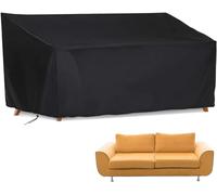 Guisong Patio Sofa Covers, Outdoor Furniture Cover Waterproof 2-Seater Sofa Cover Fits Patio Sofa/Bench 64" W x 26" Dx35 H