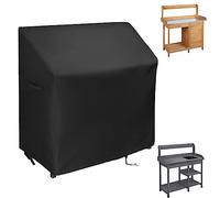 Guisong Potting Bench Cover, Waterproof Cover for Yaheetech Outdoor Potting Bench Table 45"x20"x49", Protective Cover for Outdoor Cabinet/Potting Benches for Outside/Garden Table for Planting