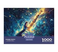 Guitar 1000 Pieces Premium Jigsaw Age 14+ for Adults Quirky, Abstract Design, Home Decoration, Educational, Challenging Puzzle Games 70x50cm/1000pcs