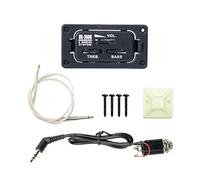 Guitar 2-Band EQ Equalizer Tone And Volume Amplifier Preamp Piezo Pickup Universal For 21inch 23inch 26inch Ukulele