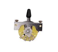 Guitar 3 Way Switch, Vintage Style 3 Way Guitar Switch Position Pickup Selector Selector Pickups with Mounting Screws for TL Electric