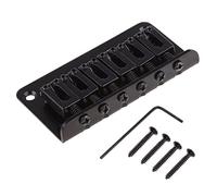 Guitar 6 String Metal Hardtail Bridge Black For Electric Guitar With Screws New Guitar Hardtail Bridge