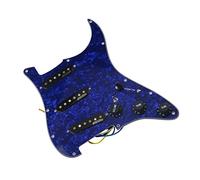 Guitar 7-Way Type Fully Loaded Prewired Pickguard SSS Single Coil Pickups Set Guitar Parts Guitar Pickup Pickguard (Color : 04)