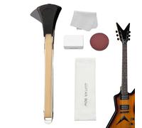 Guitar - ABS, 6.3 Inches, Ponytail Guitar, Aluminium Alloy, Premium | Nylon Musical Hair Accessory, Peer Violin Style Guitar Peer