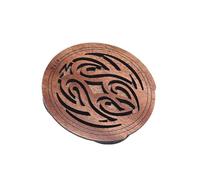Guitar Accessories 1 Pcs Guitar Soundhole Cover Mahogany Wood Sound Hole Cover For EQ Acoustic Folk Guitars (Color : 03)