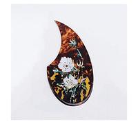 Guitar Accessories 2.0mm Thickness Celluloid Self Sticker Acoustic Guitar Pickguard Acoustic Guitar Pickguards (Color : 01)